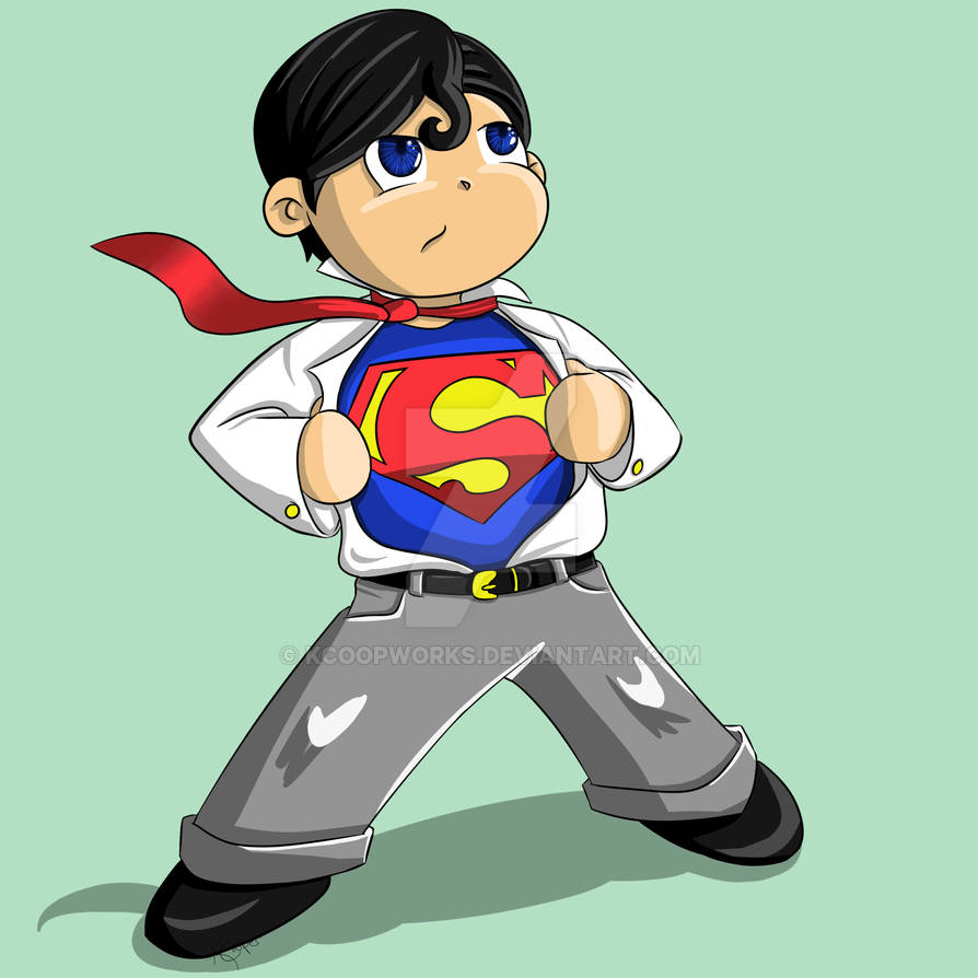 Superman Chibi 2 by KCoopWorks on DeviantArt
