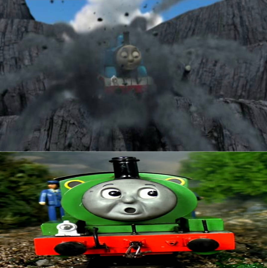 Percy Shocked At Thomas Is In Cliff By HeroicBryanskywalker On DeviantArt percy-shocked-at-thomas-is-in-cliff-by-heroicbryanskywalker-on-deviantart