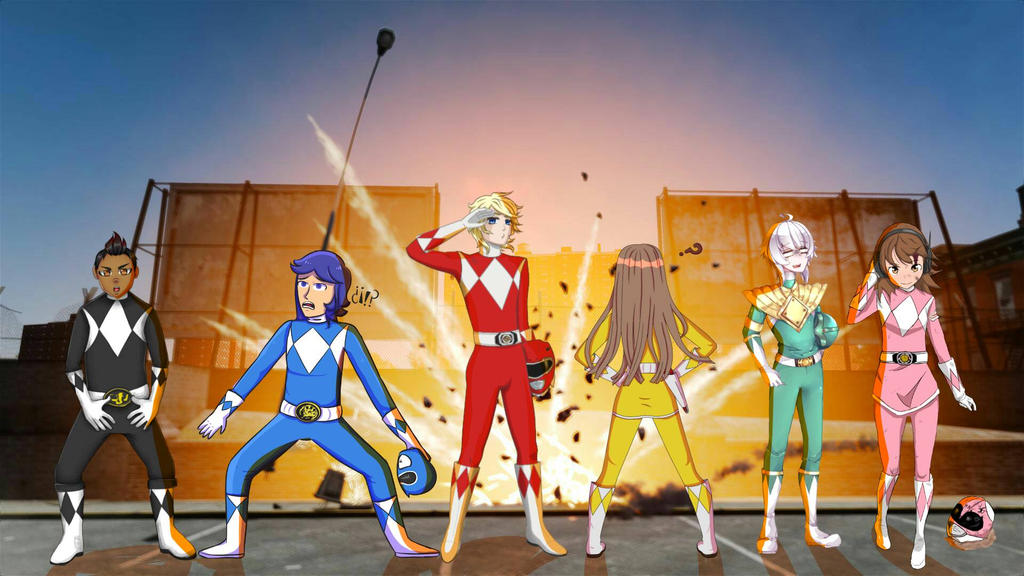 Go Go power rangers by Waffletoons on DeviantArt
