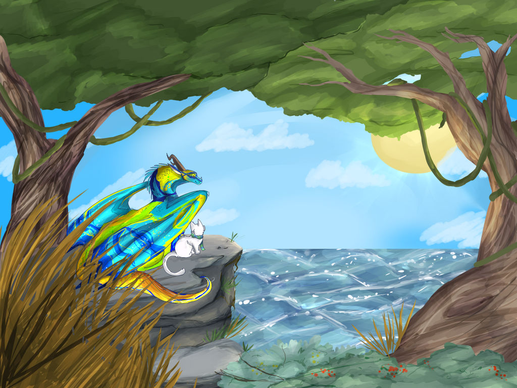 all we see is sky for forever by OpaIescent