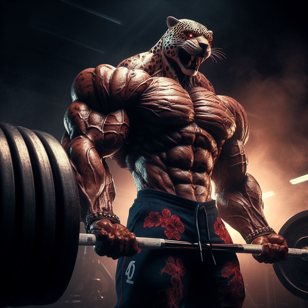 Muscle Roid Beast Muscle beast King roars with each rep by tekkenryona on DeviantArt
