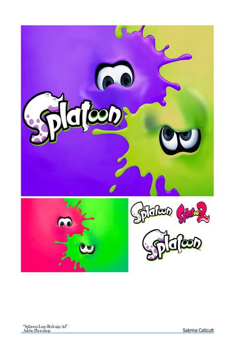 Splatoon Logo Redesign by CallicuttProductions on DeviantArt