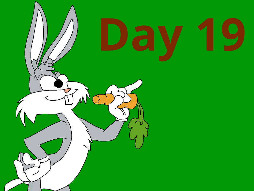 99 Days Rabbit Jan-animal-uary Day 19-Bugs Bunny (Belated Month) by VelvendaPinkOtter ...