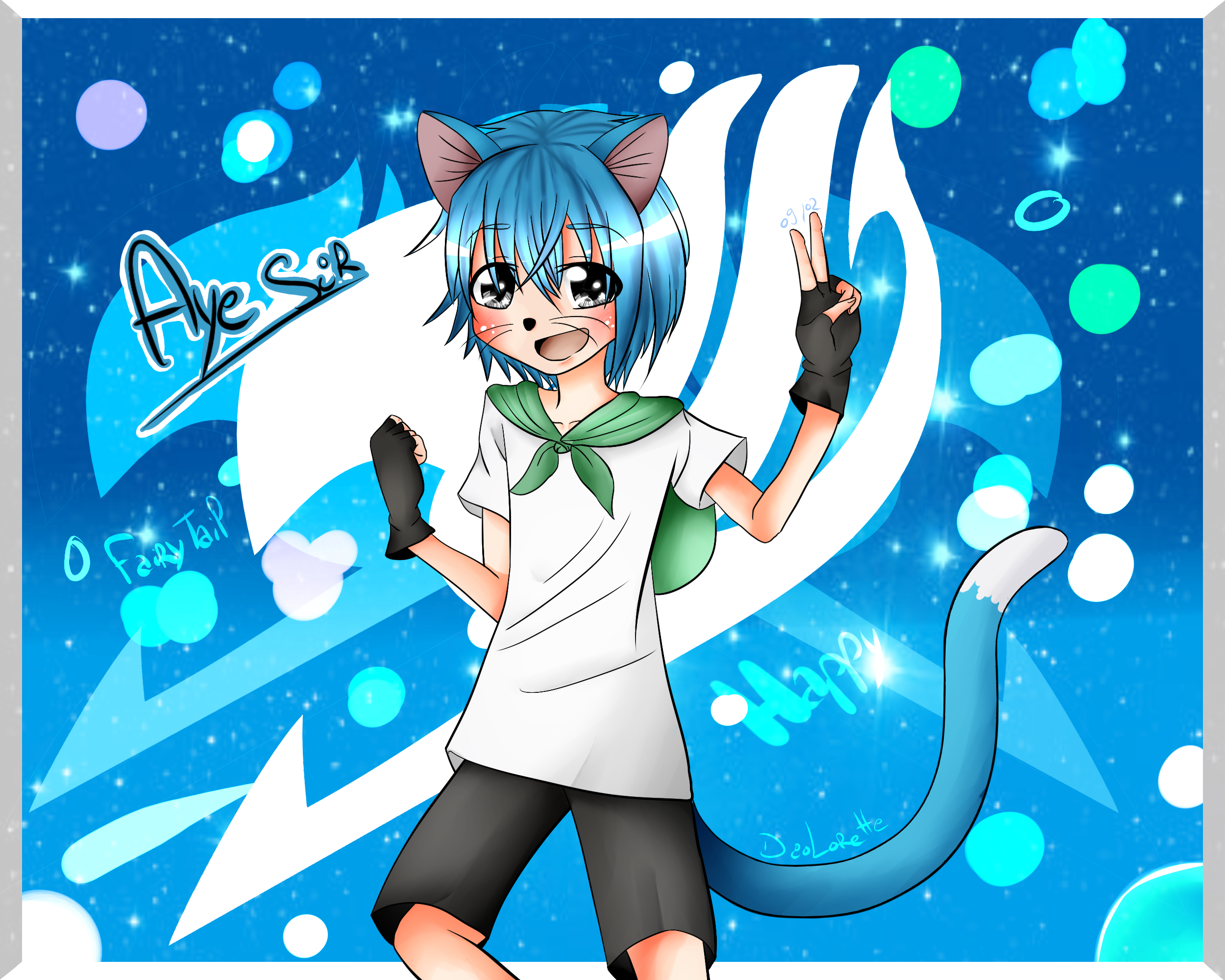 Gijinka Happy Fairy Tail By Diolorette On Deviantart Gijinka Happy Fairy Tail By Diolorette On Deviantart