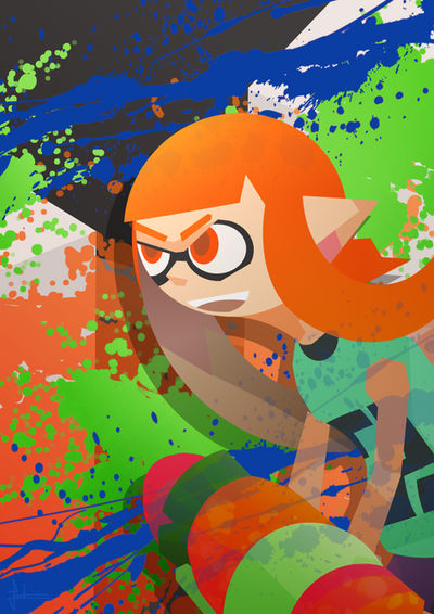 Slick Back Splatoon Splatoon Splatack Time by Telendo on DeviantArt