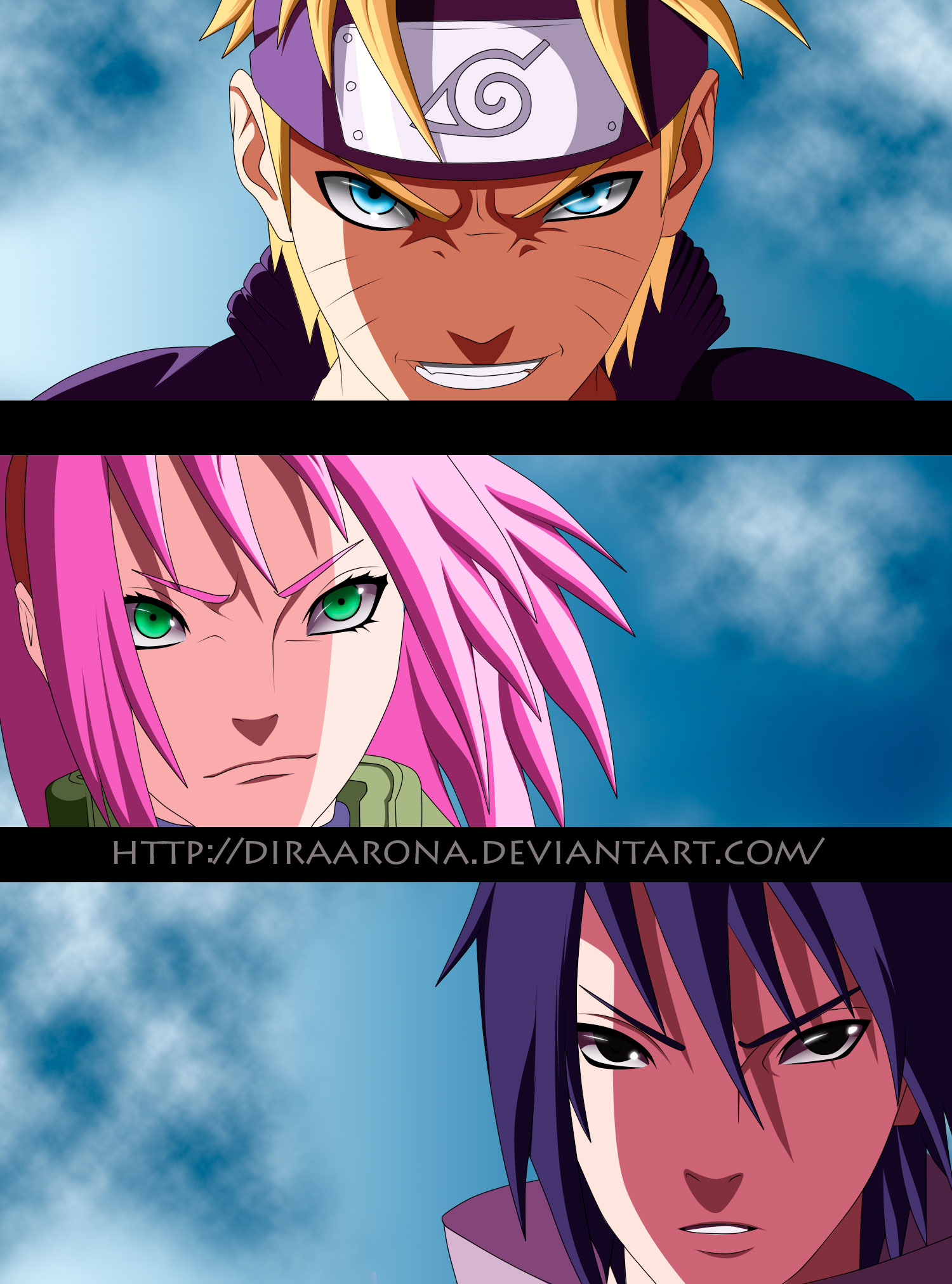 Naruto 632 - Team 7 reunited!