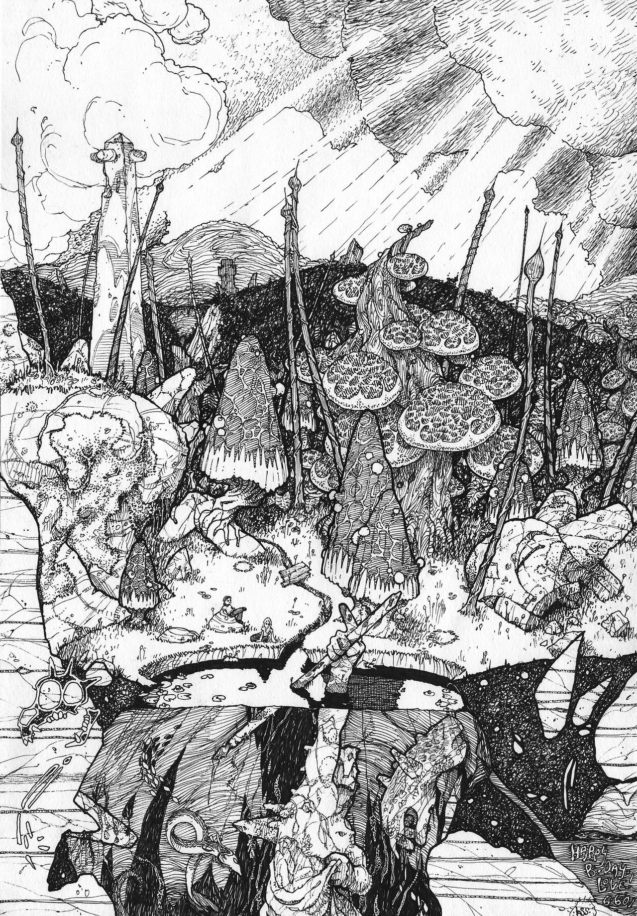 Picnic in the Mushroom Forest