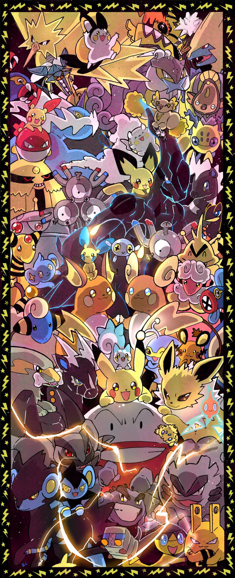 Pokemon Exploding Light Lightening Pokemon! by BLOATEDCRAYON on DeviantArt