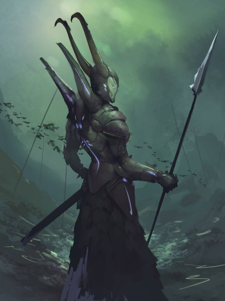 Cyber Knight by BenHarrisArt