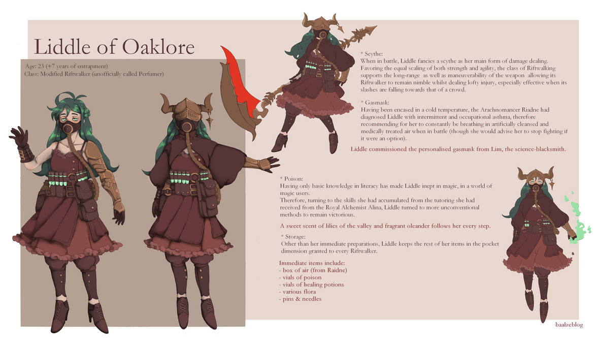 Liddle of Oaklore: Armor Design by baalbub on DeviantArt