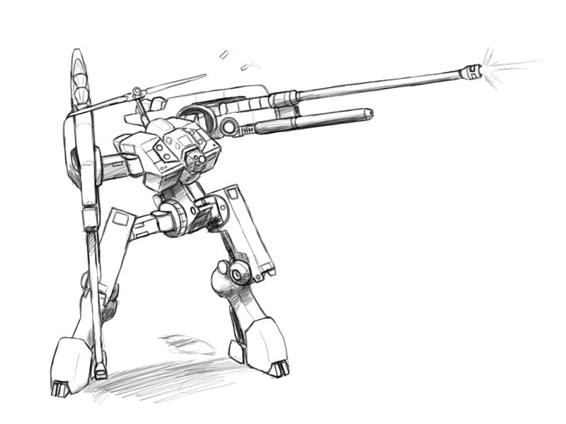 Robot Rifelman RFL-3N Rifleman Redux by Norsehound on DeviantArt