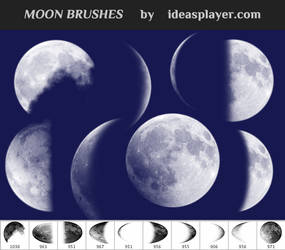 Free Moon Brushes
