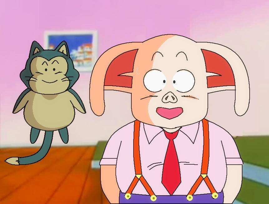Oolong and Puar DBZ by mindsetteler on DeviantArt