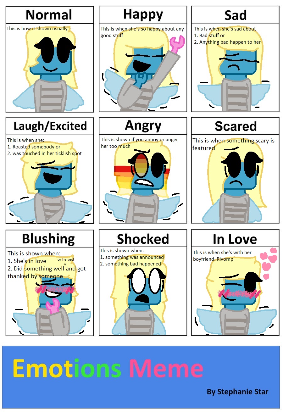 Emotions Meme Template by Mimistarlish on DeviantArt