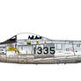 F-86F-30 Sabre RTAF (B.Kh.17-6:04) Ex 52-5019 13th