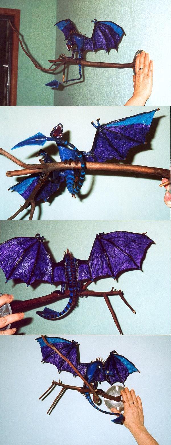 large purple branch wyvern