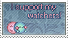 [Stamp] I support my watchers!