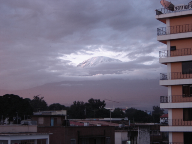 Kilimanjaro through the Clouds