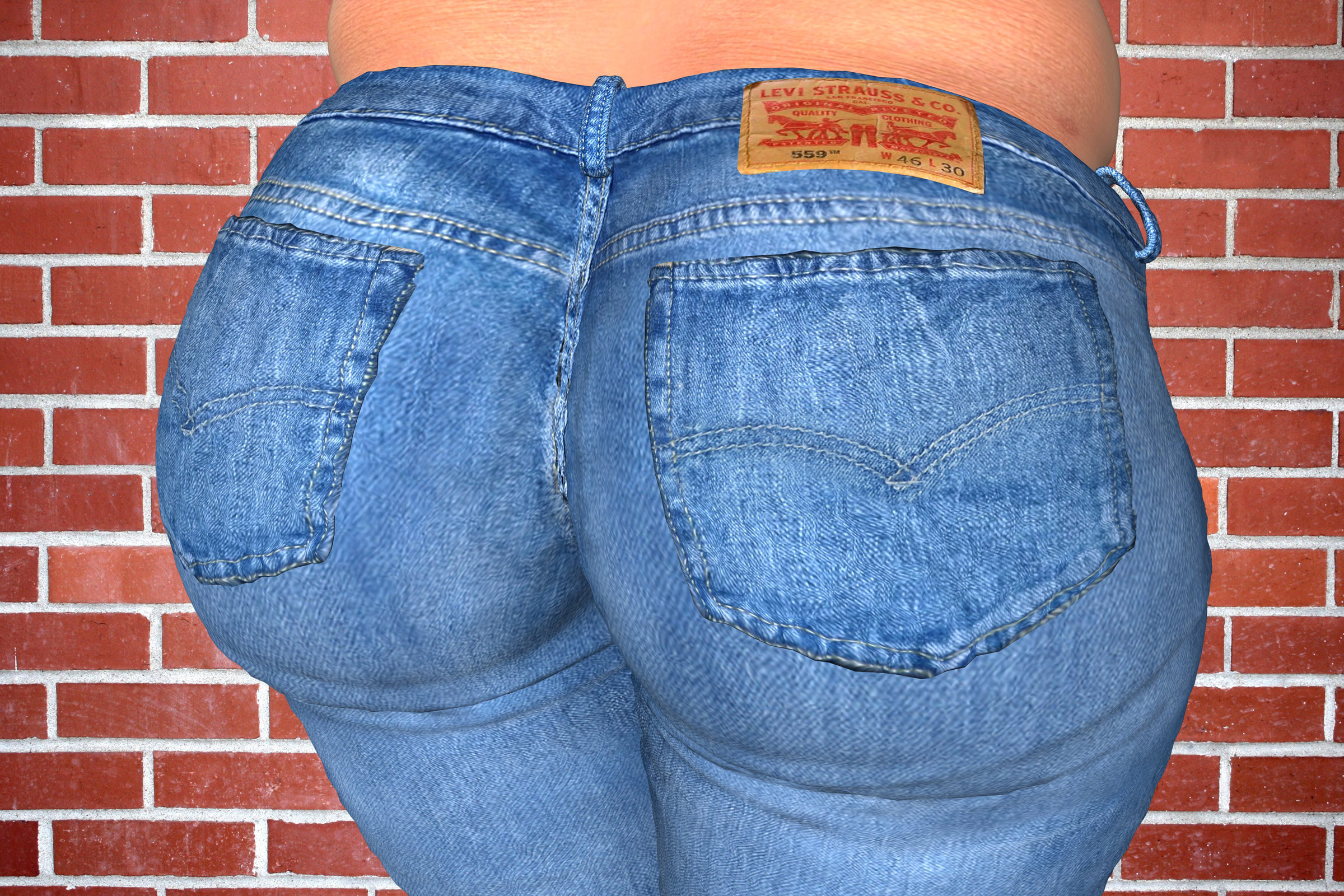 Ironic By-product copper Misty's Levi's, Actual Size by Lardmeister on DeviantArt