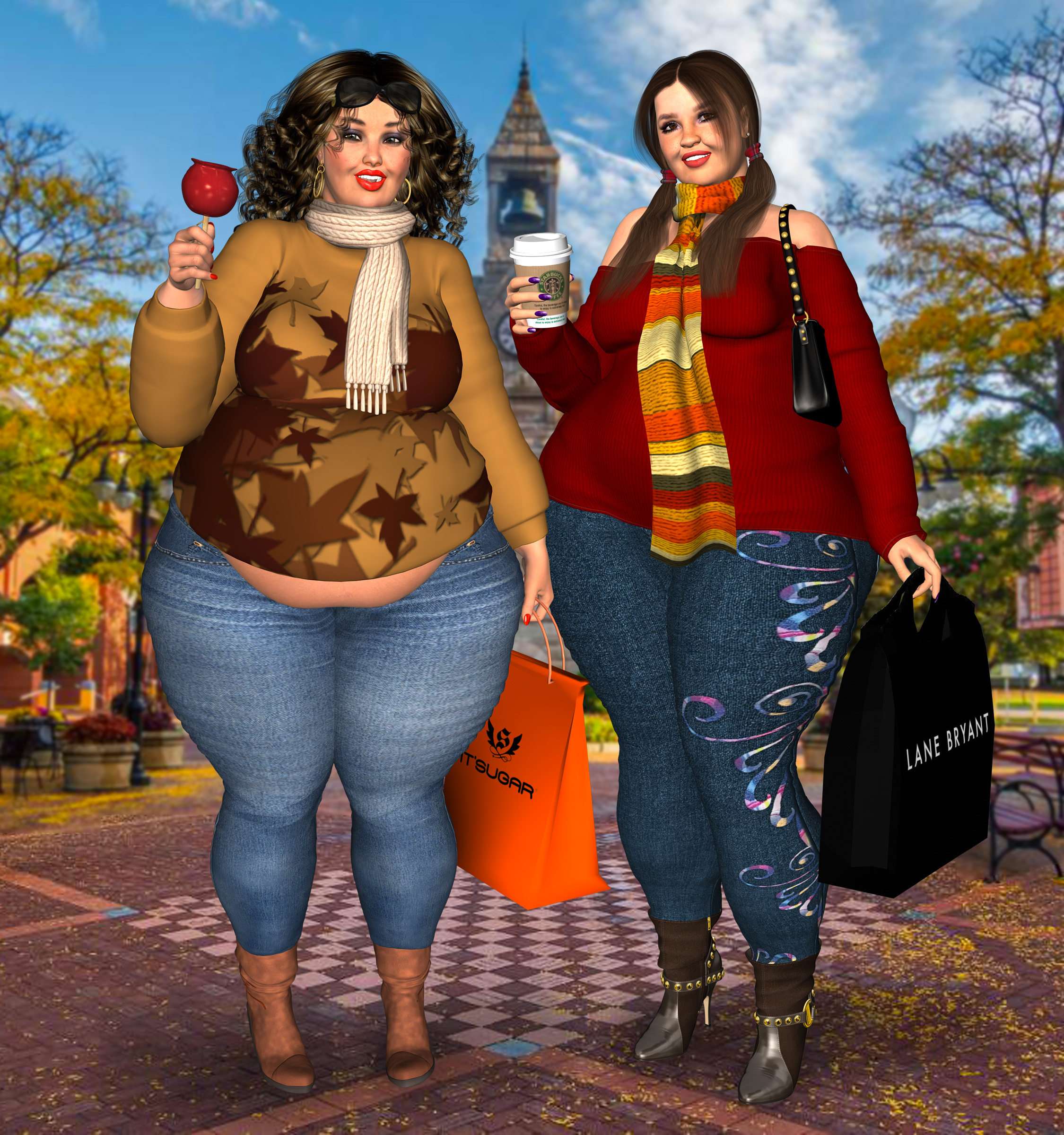 Fat Girl Autumn by Lardmeister on DeviantArt