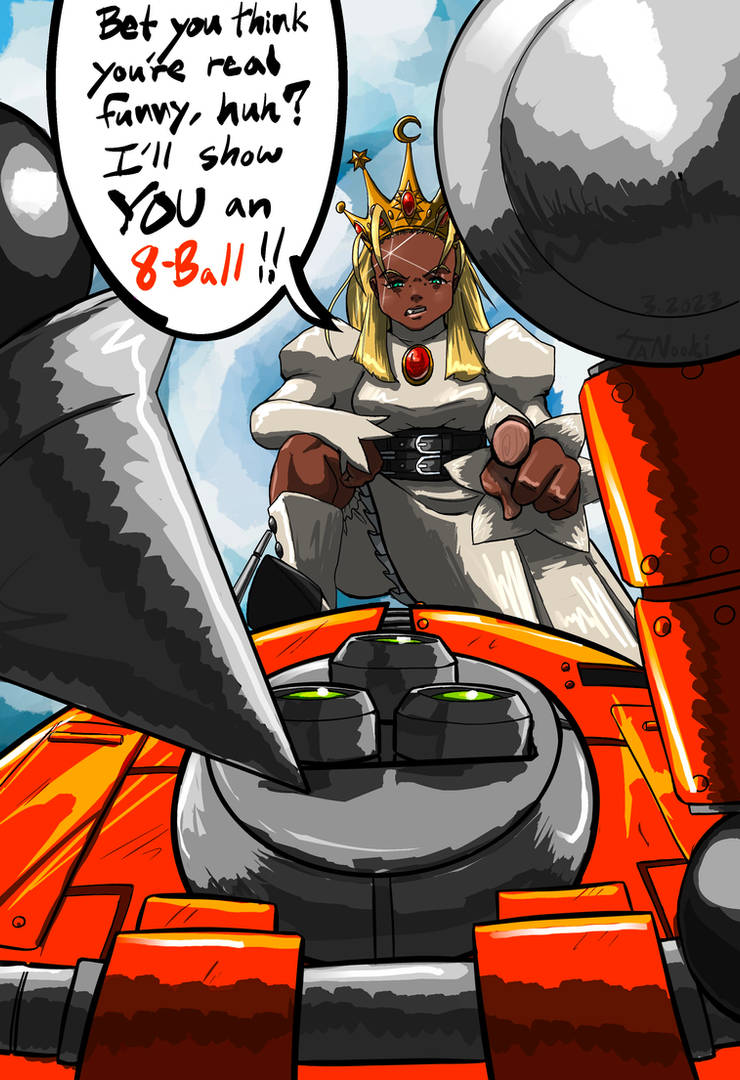 Devilotte Menat and Super-8 by Tanooki128 on DeviantArt