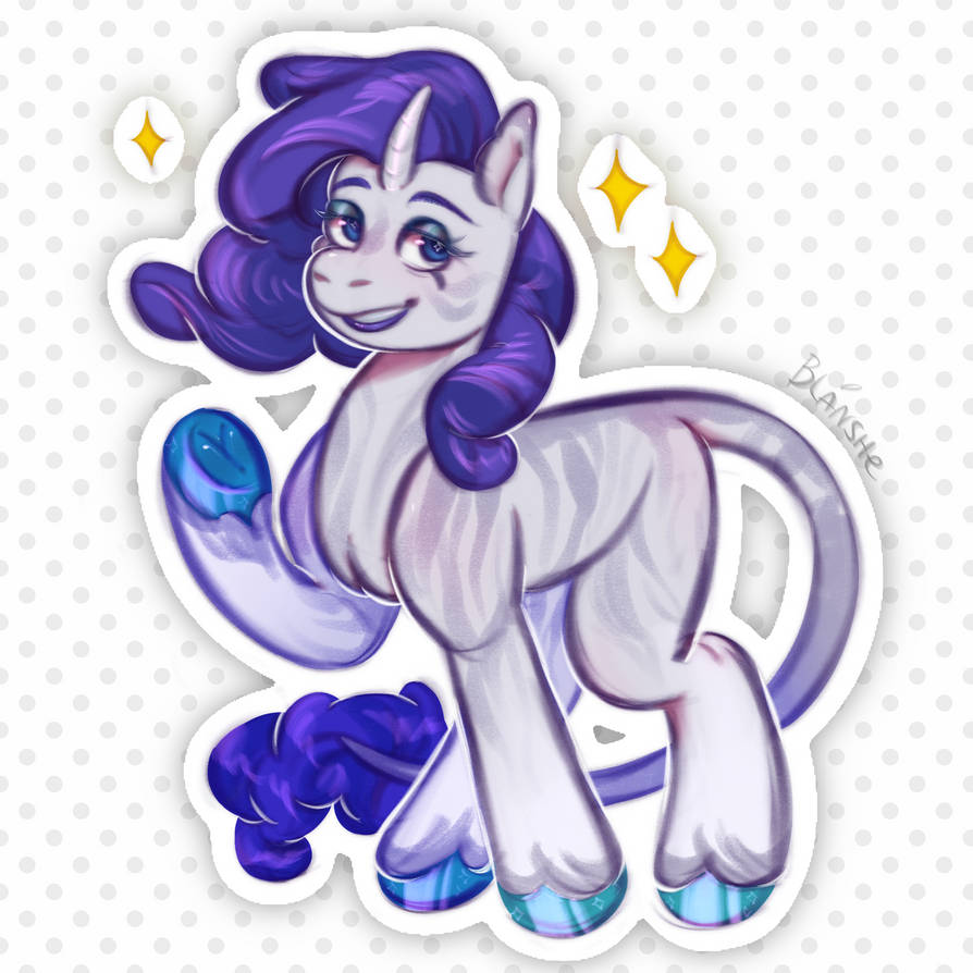 Rarity redesign by AveninaBlansh on DeviantArt
