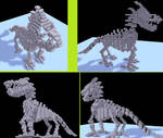 Voxel Skeleton Dragon by Tails-155