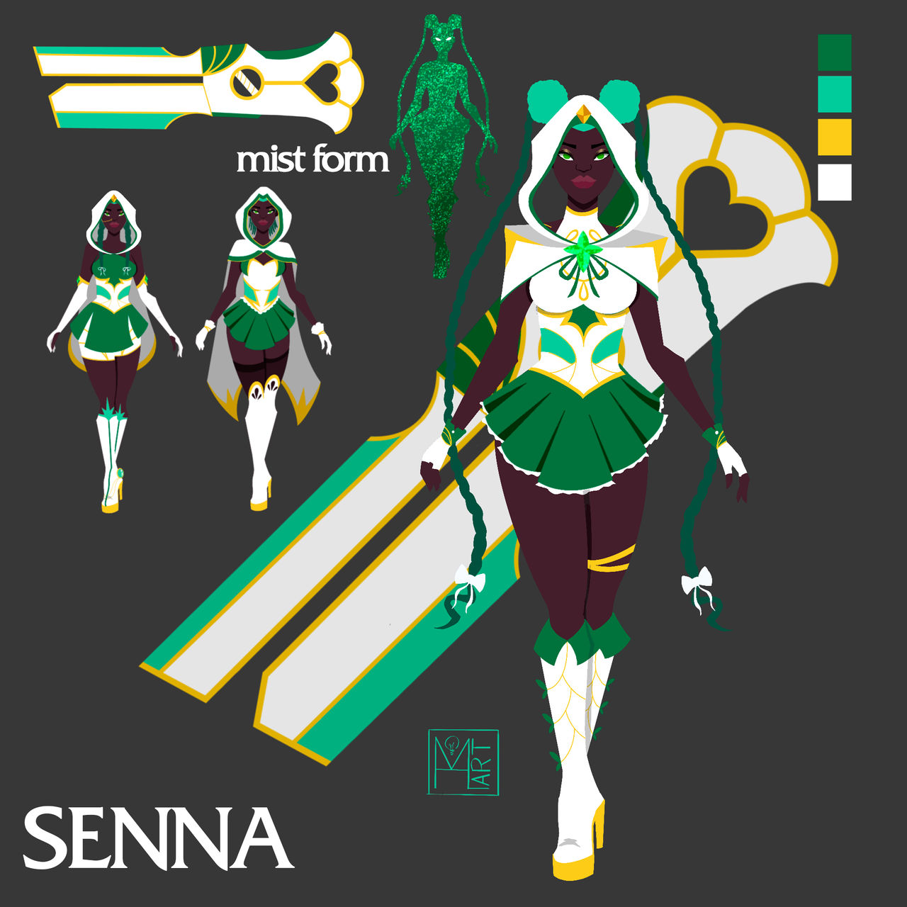 Star Guardian Senna fan skin concept by mluzart on DeviantArt