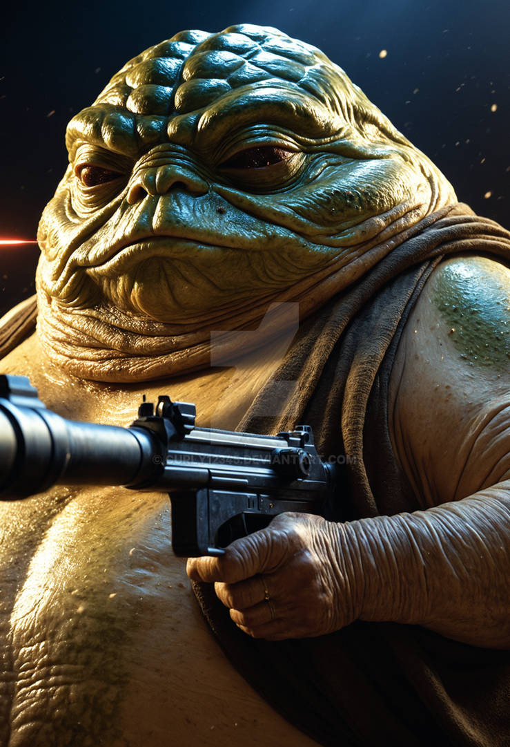 Jabba the Hutt in a Star Wars powerful by curly12345 on DeviantArt