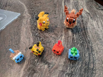 Perler 3D pokemon