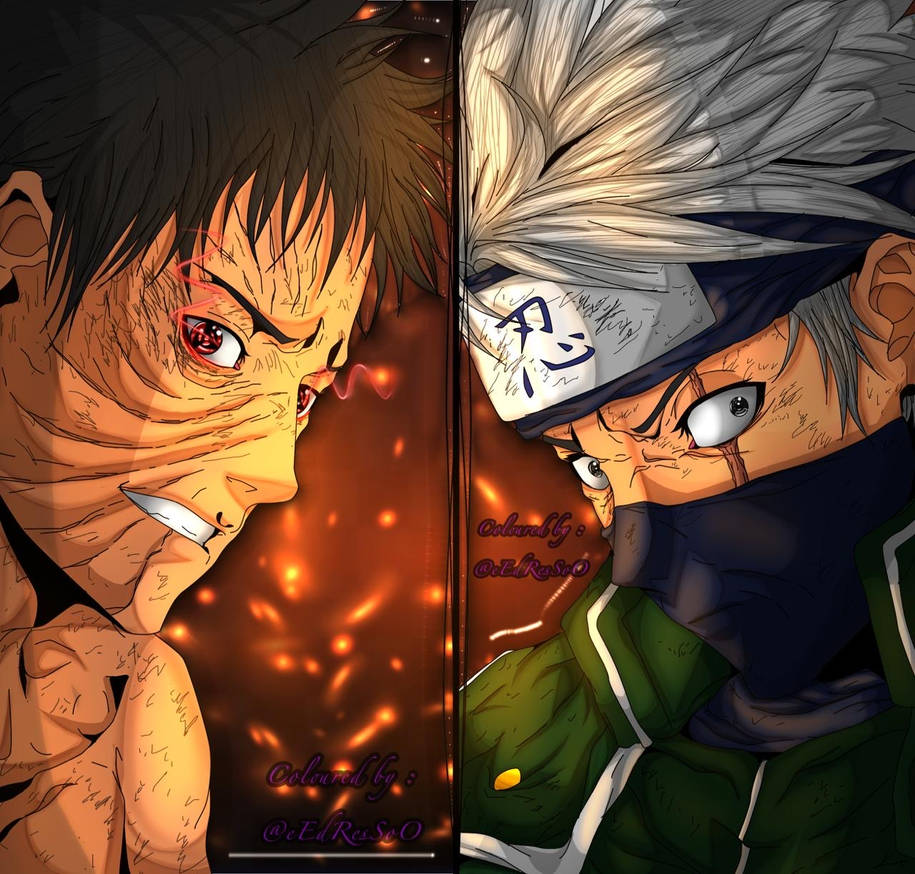 Kakashi And Obito Naruto Shippuden By EEdResSoO On DeviantArt kakashi-and-obito-naruto-shippuden-by-eedressoo-on-deviantart