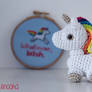 Tiny unicorn crochet amigurumi (free pattern)