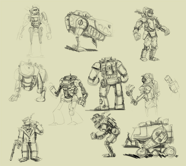 Buncha Steampunk Concepts