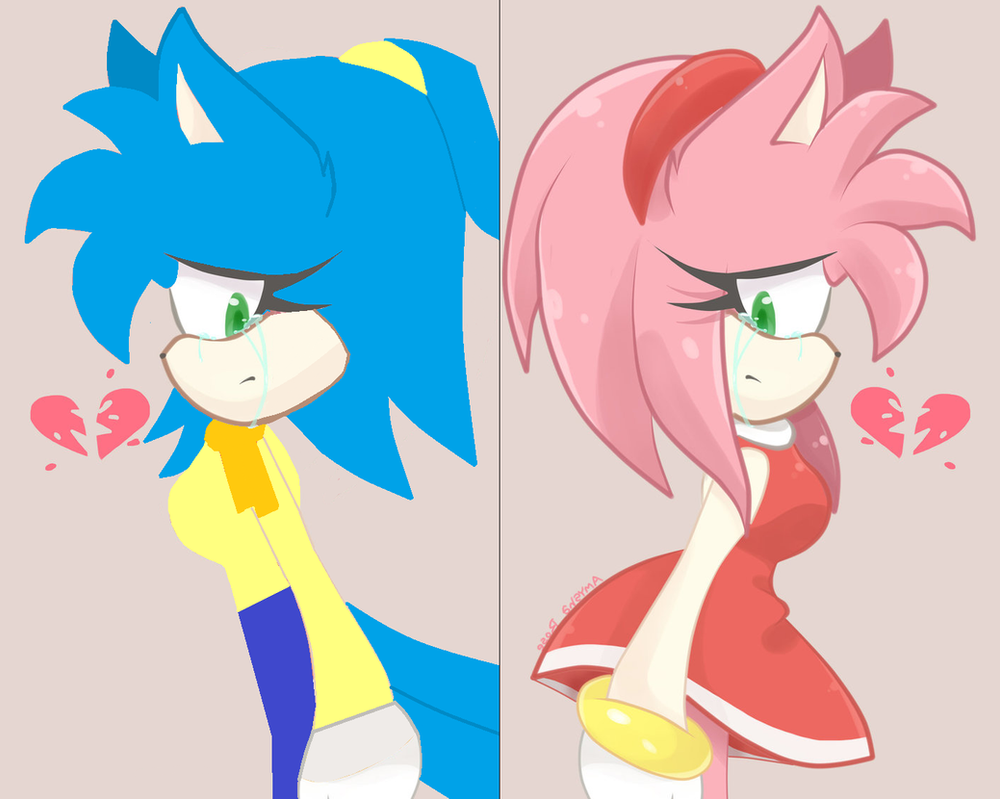 Snt And Amy Are Sad By Taaline On Deviantart.