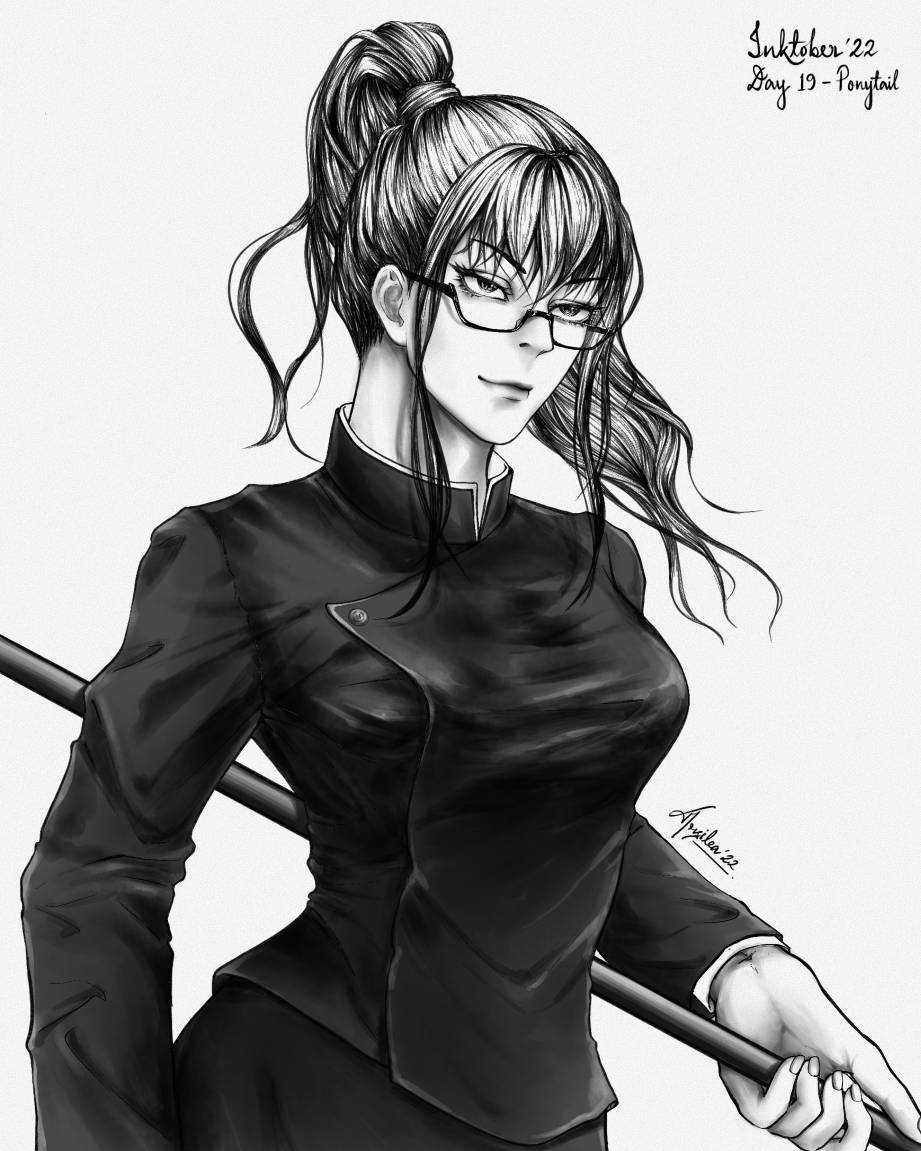 Maki Zenin By AzureBlissArt On DeviantArt maki-zenin-by-azureblissart-on-deviantart