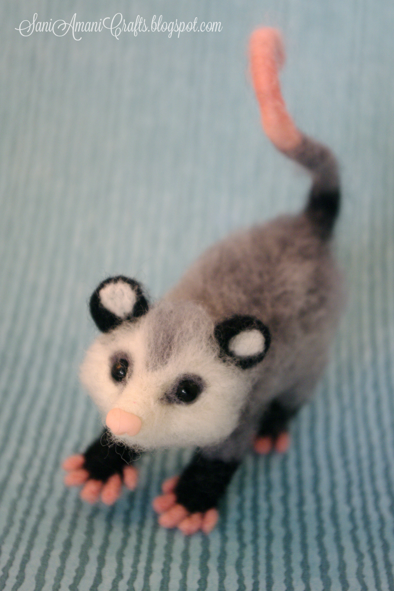 Needle felted Possum II