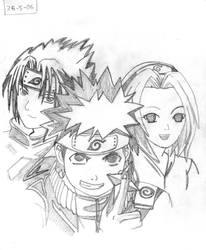 Sasuke, Naruto, Sakura