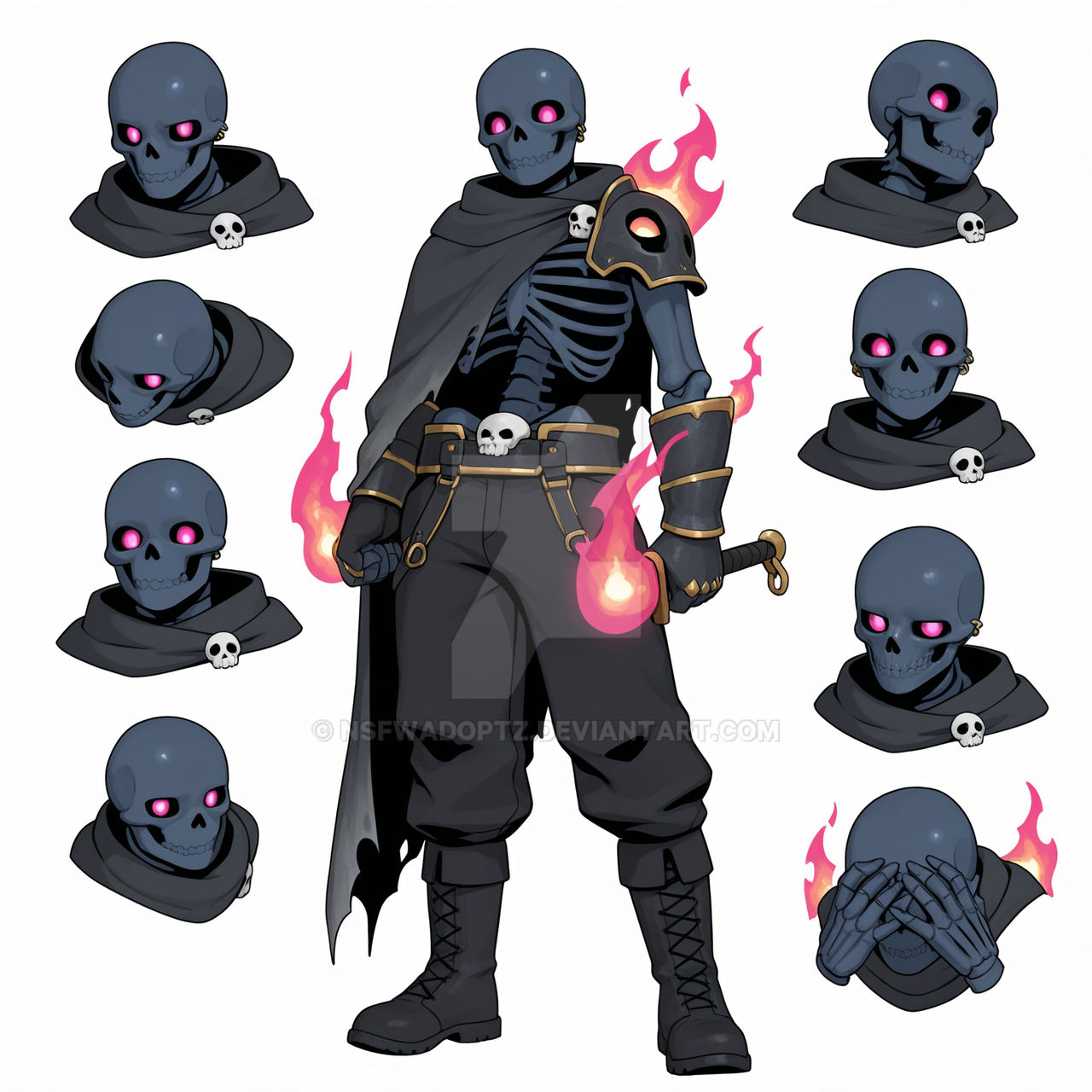 Skeleton DND SFW Adopts (10203) by NSFWAdoptz on DeviantArt