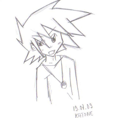 POKEMON Rival Blue by Im-Katone on DeviantArt