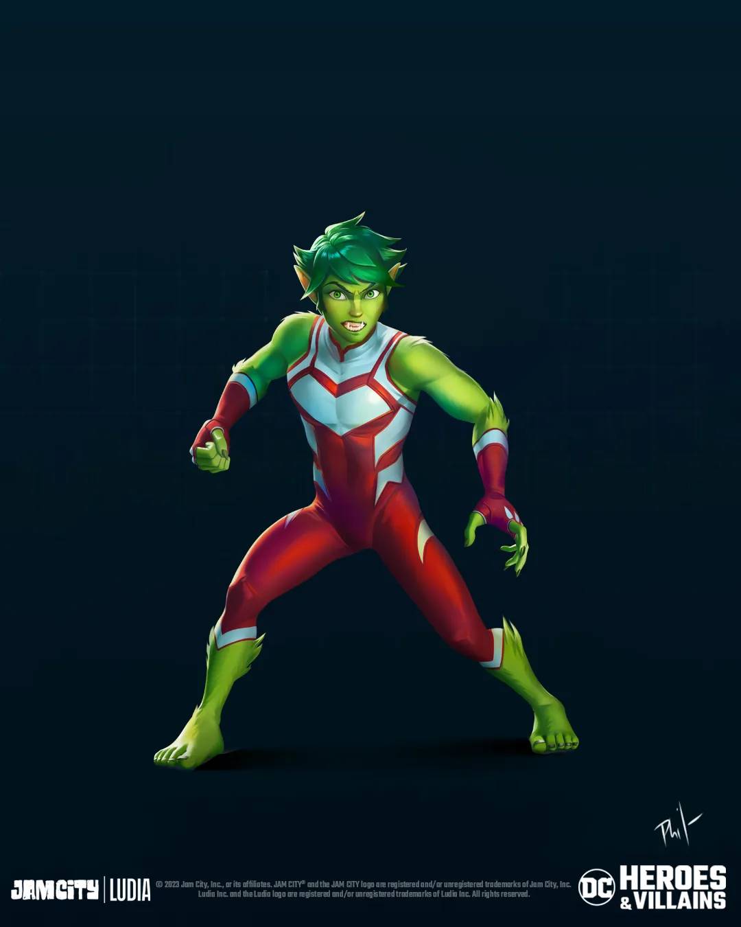 Beast Boy for DC Heroes and Villains. by Phil-G-Ramsay on DeviantArt