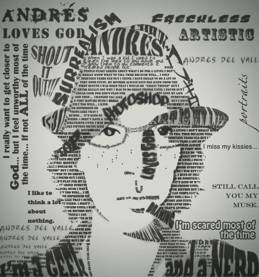 First Typographic Portrait