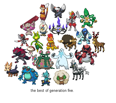 The best gen 5 Pokémon