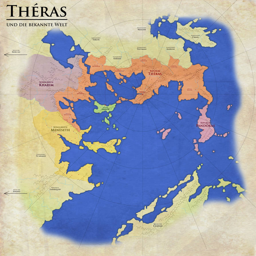 Theras - Worldmap by DarthZahl on DeviantArt