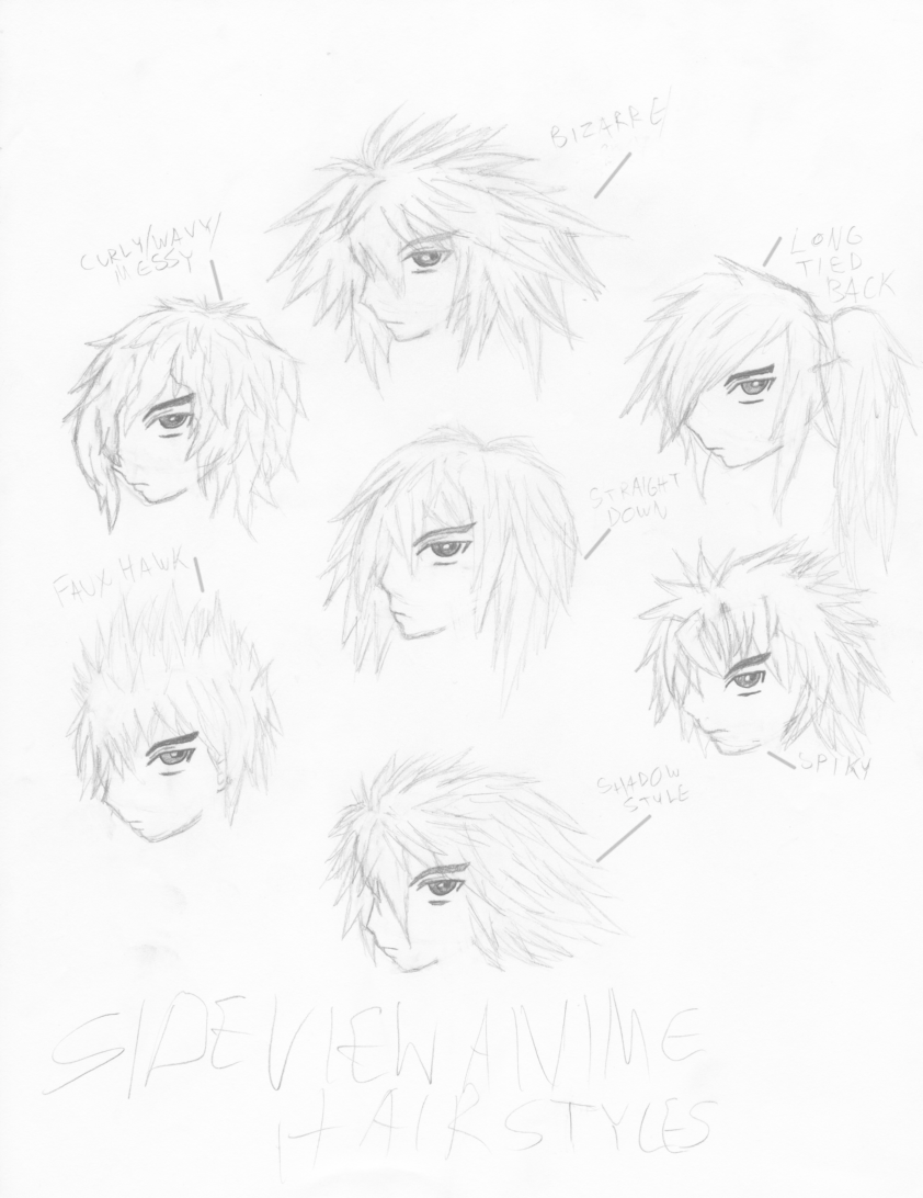 Featured image of post Anime Boy Side View Hair How to draw anime boy in side view anime drawing tutorial for beginnersfb