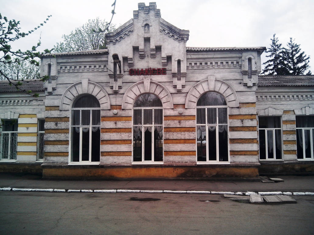 Building of the railway station, Yenakievo by FCSD on DeviantArt