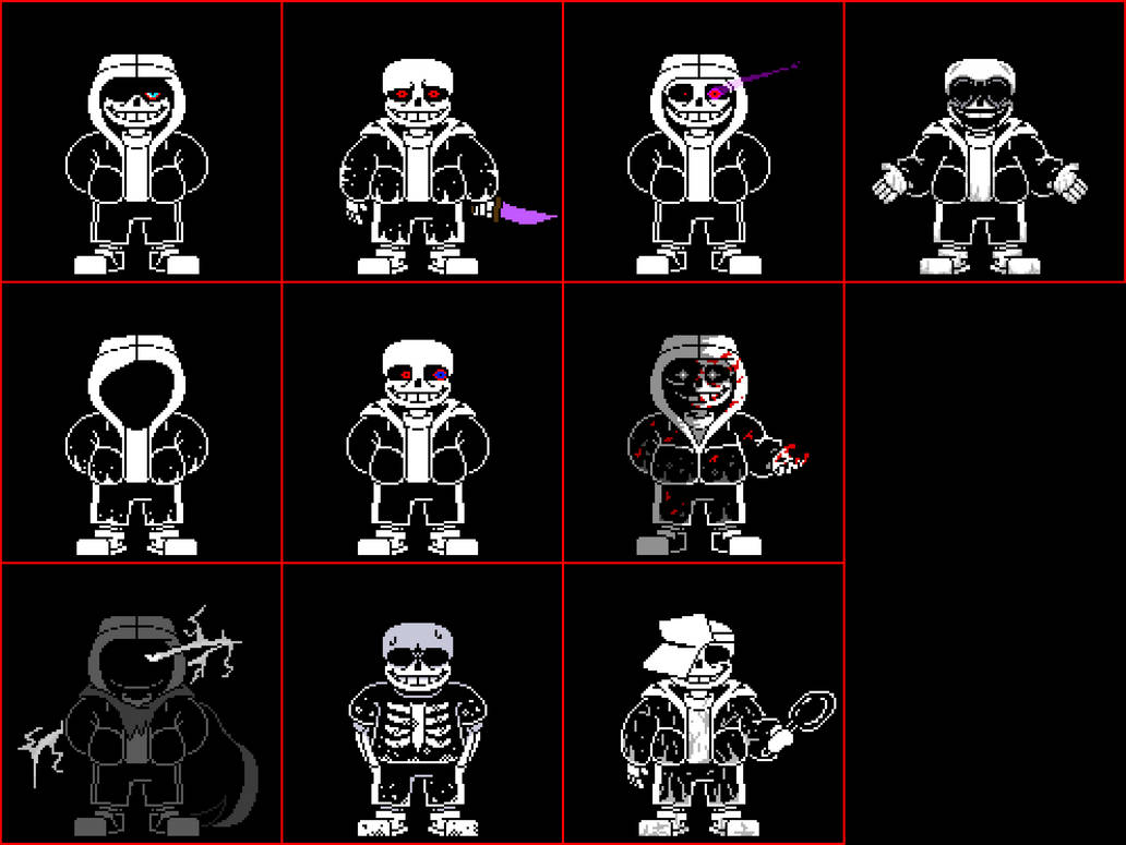 Dusttale Variants by GWsans1205 on DeviantArt