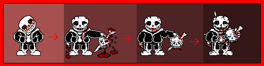 Insanity Sans Evolutions(?) by GWsans1205 on DeviantArt