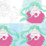 Hatsune Miku step by step