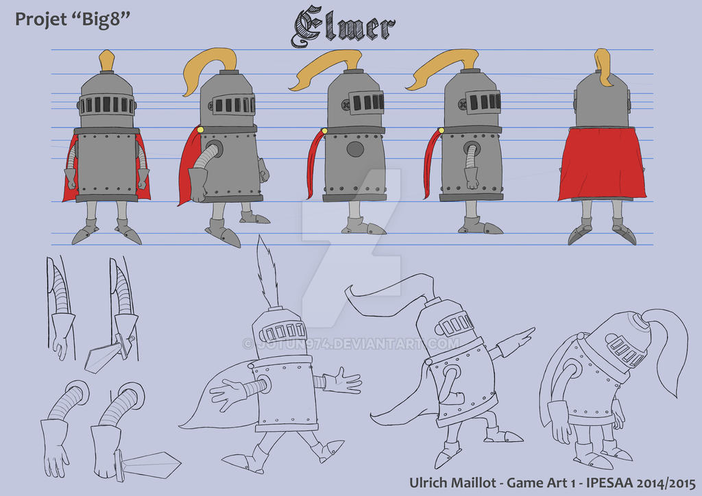 Knight modelsheet by Jotun974 on DeviantArt