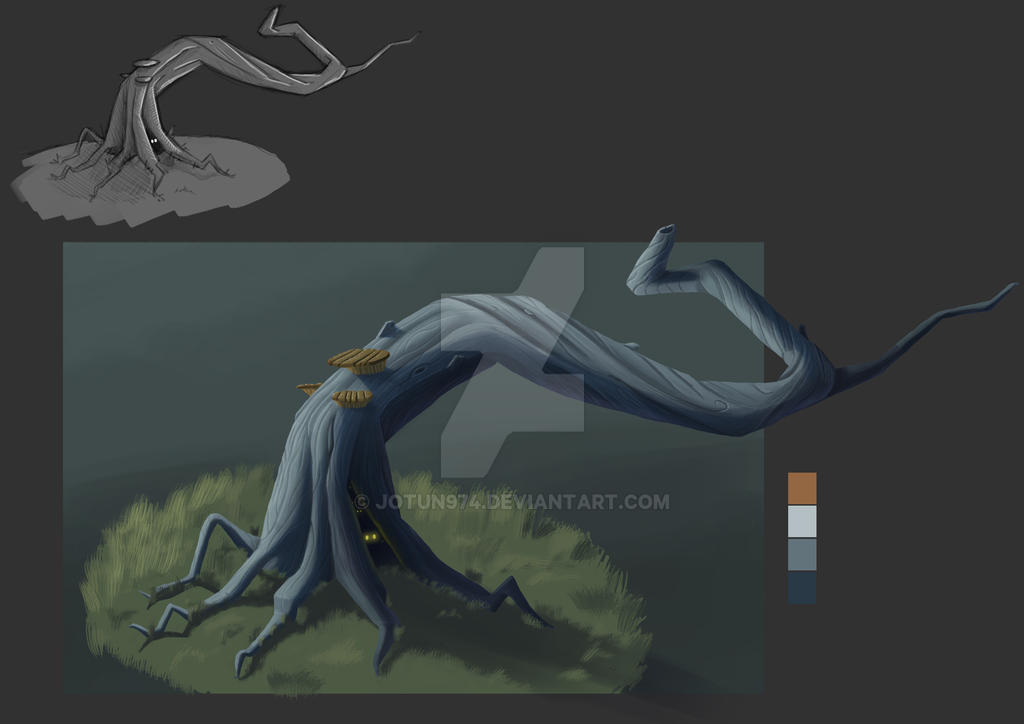 Concept Art tree by Jotun974 on DeviantArt